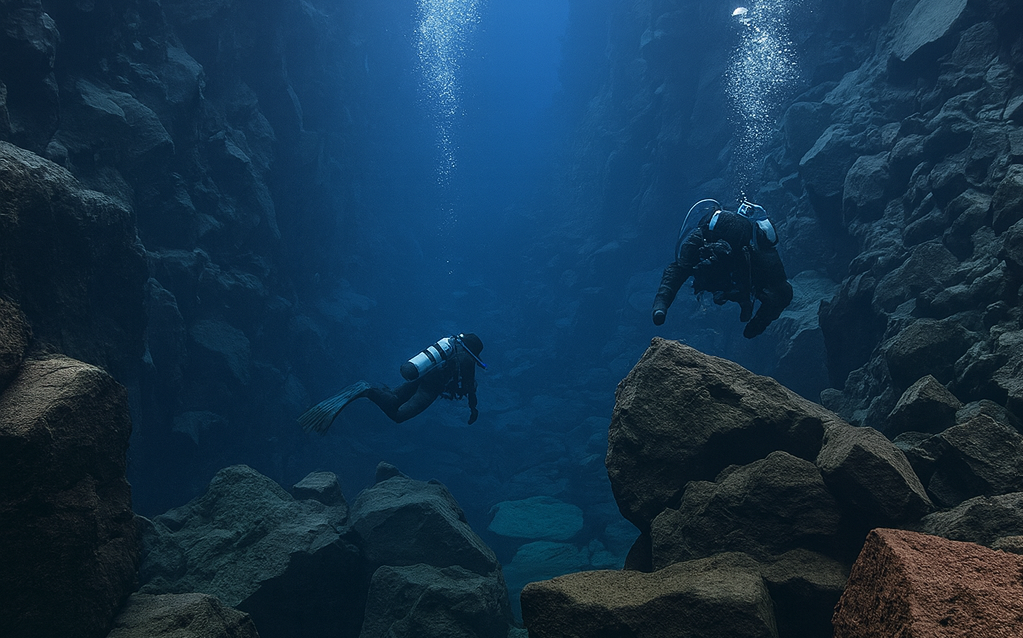 Scuba Diving in Silfra Fissure